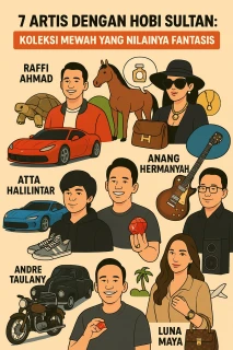 7 Artis Indonesia yang Punya Hobi Fantastis dan Nggak Masuk Akal